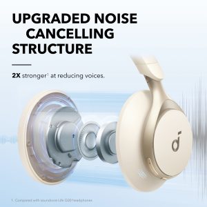 Anker Soundcore Space One Headphones (Latte Cream)